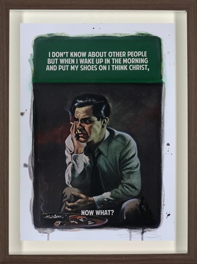 Christ, Now What? (Green) by The Connor Brothers - Framed Hand Coloured Edition